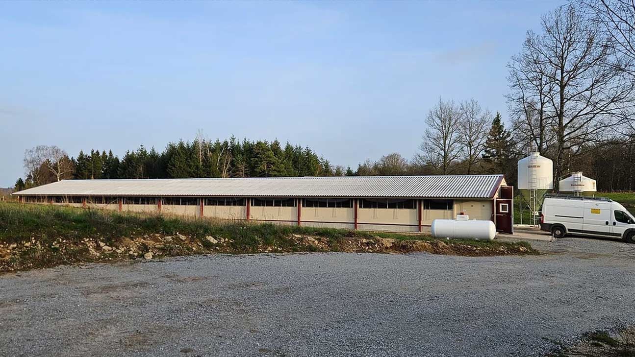 Mise en service d'un bâtiment de poules pondeuses Label Rouge