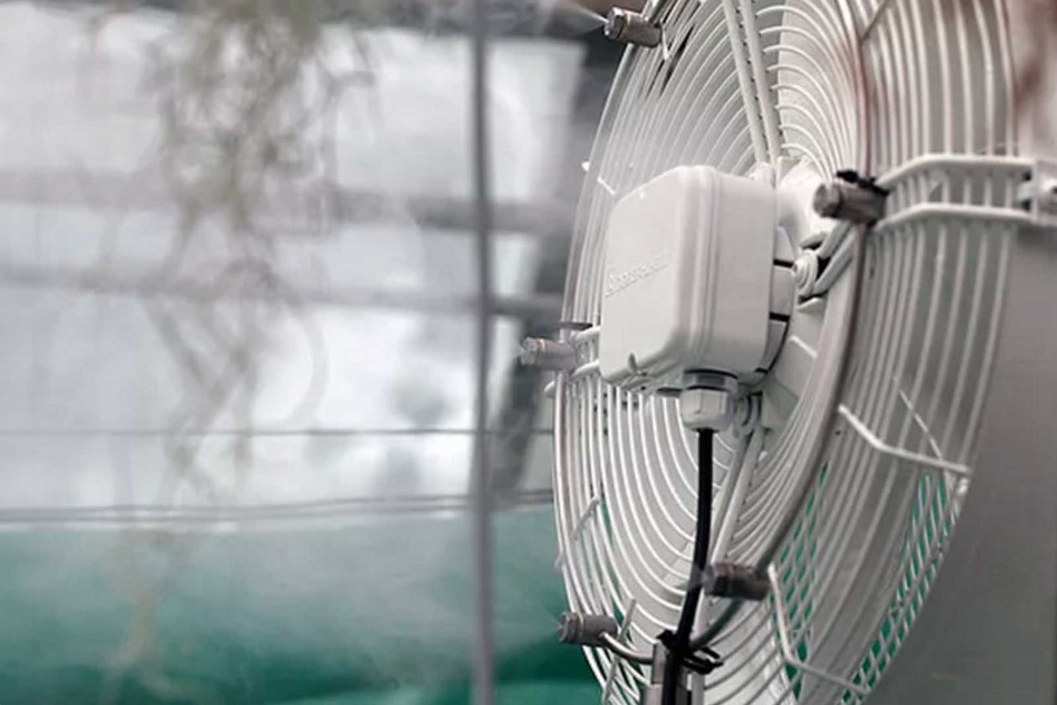 Refroidissement de bâtiment d'élevage